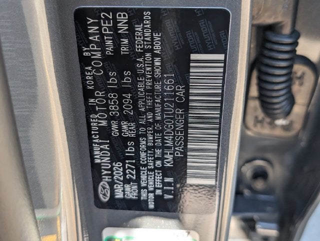 2026 Hyundai Elantra SEL Sport