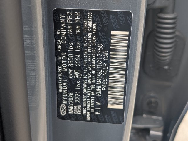 2026 Hyundai Elantra SEL Sport