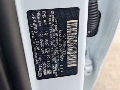 2026 Hyundai Elantra SEL Sport