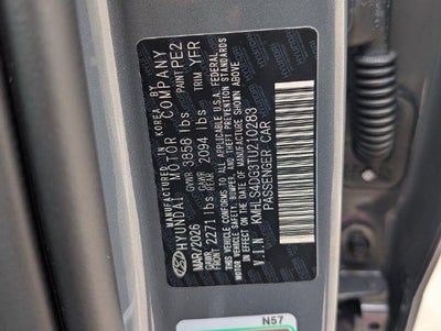2026 Hyundai Elantra SEL Sport
