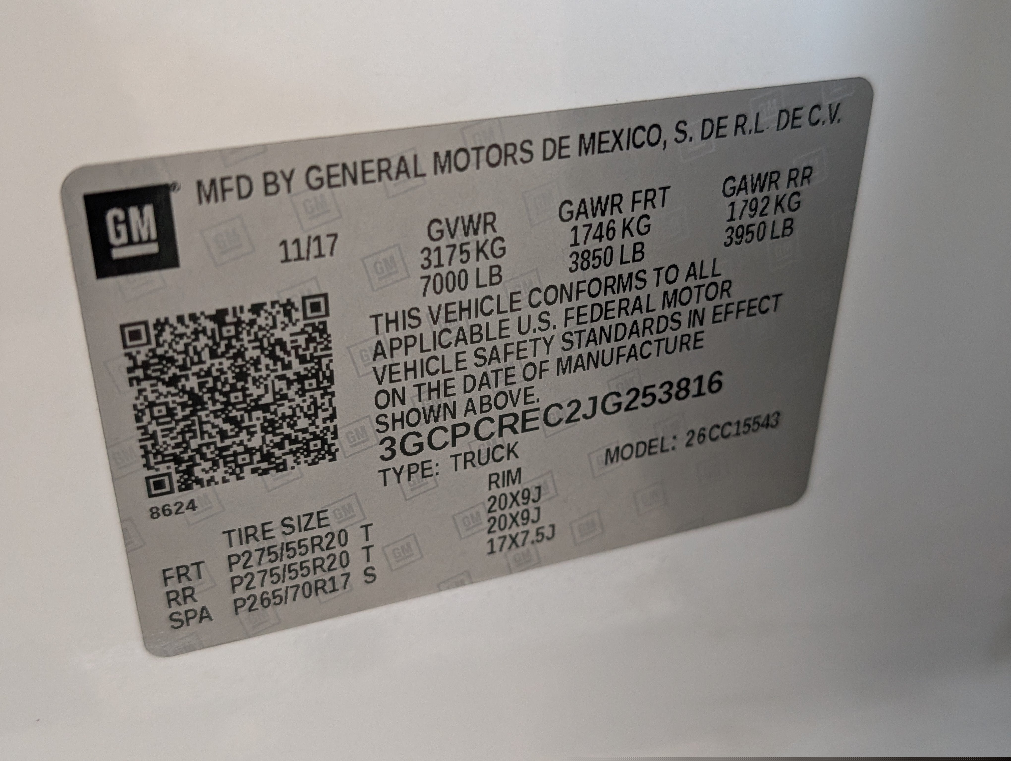 2018 Chevrolet Silverado 1500 LT