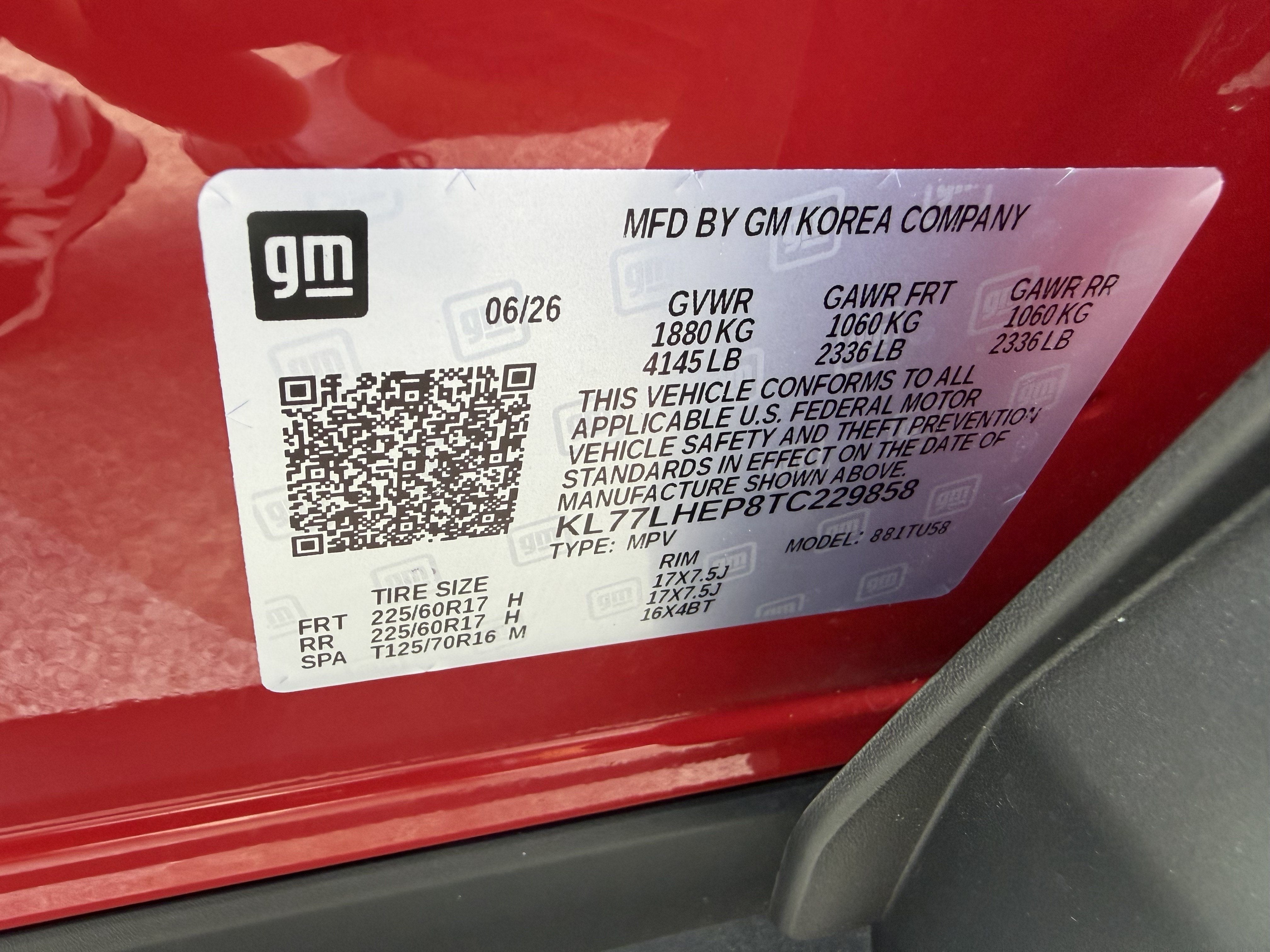 2026 Chevrolet Trax LT