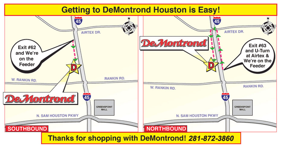 DeMontrond Houston Map